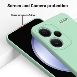 RUBBER Ochranný kryt Xiaomi Redmi Note 13 Pro+ 5G zelený