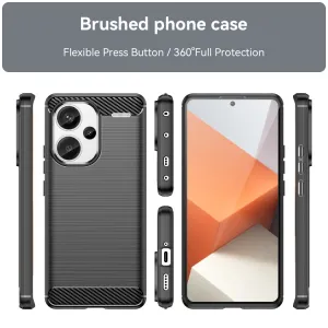 FLEXI TPU Ochranný kryt pre Xiaomi Redmi Note 13 Pro+ 5G čierny