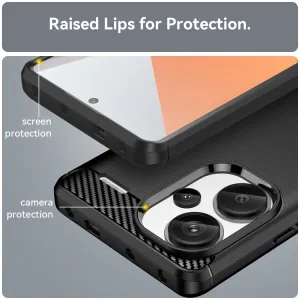 FLEXI TPU Ochranný kryt pre Xiaomi Redmi Note 13 Pro+ 5G čierny
