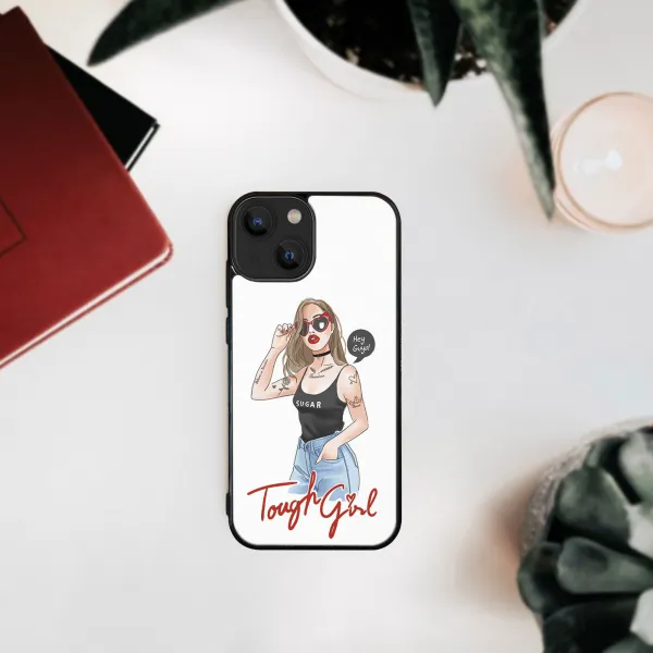 MY ART Ochranný kryt pre Apple iPhone 14 Plus TOUGH GIRL (131)