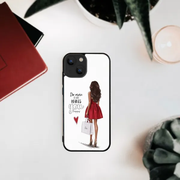 MY ART Ochranný kryt pre Apple iPhone 14 Plus RED DRESS (137)