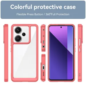 CRYSTAL Ochranný kryt Xiaomi Redmi Note 13 Pro+ 5G červený