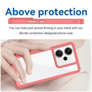 CRYSTAL Ochranný kryt Xiaomi Redmi Note 13 Pro+ 5G červený