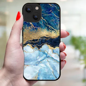 MY ART Ochranný kryt pre Apple iPhone 14 Plus BLUE MARBLE (141)