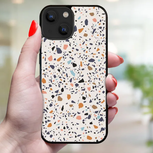 MY ART Ochranný kryt pre Apple iPhone 14 Plus BEIGE TERRAZZO (162)