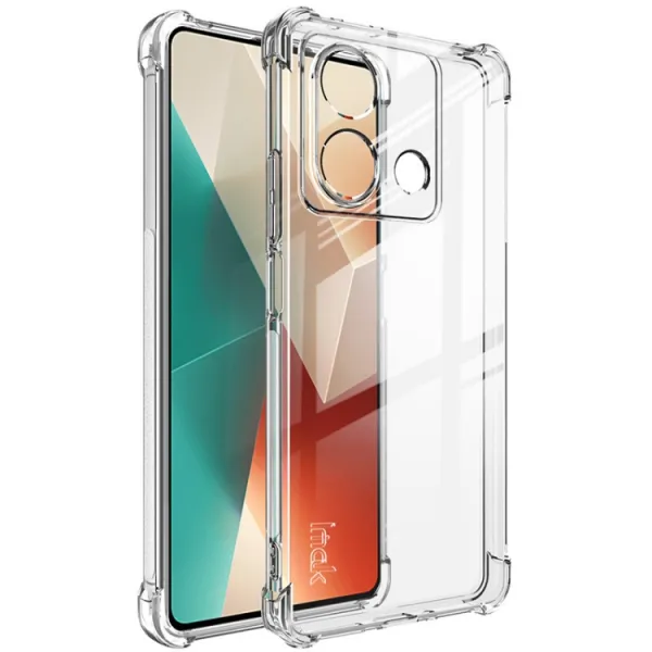 IMAK Ochranný silikónový obal pre Xiaomi Redmi Note 13 5G priehľadný