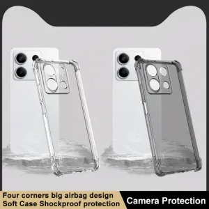 IMAK Ochranný silikónový obal pre Xiaomi Redmi Note 13 5G čierny