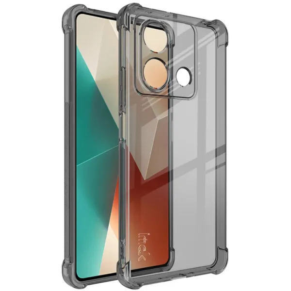 IMAK Ochranný silikónový obal pre Xiaomi Redmi Note 13 5G čierny