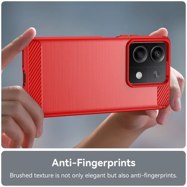 FLEXI TPU Ochranný kryt Xiaomi Redmi Note 13 5G červený