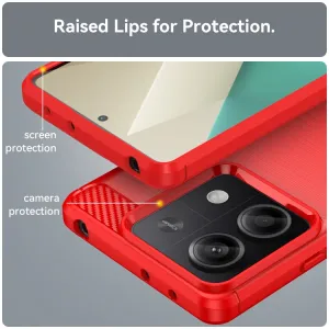 FLEXI TPU Ochranný kryt Xiaomi Redmi Note 13 5G červený