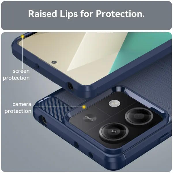 FLEXI TPU Ochranný kryt Xiaomi Redmi Note 13 5G modrý