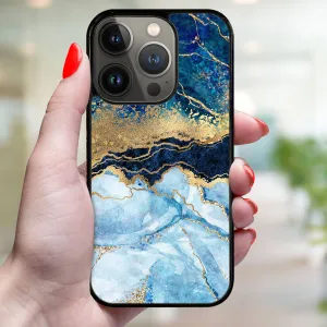 MY ART Ochranný kryt pre Apple iPhone 14 Pro BLUE MARBLE (141)
