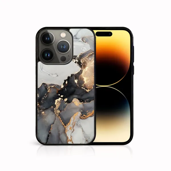 MY ART Ochranný kryt pre Apple iPhone 14 Pro Max GREY MARBLE (140)