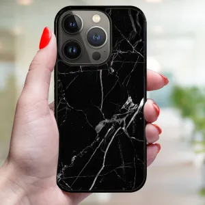 MY ART Ochranný kryt pre Apple iPhone 14 Pro Max BLACK MARBLE (142)