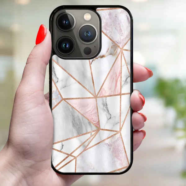 MY ART Ochranný kryt pre Apple iPhone 14 Pro PINK MARBLE (143)