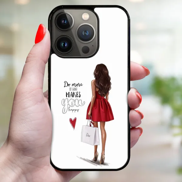 MY ART Ochranný kryt pre Apple iPhone 14 Pro Max RED DRESS (137)