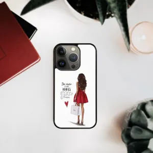MY ART Ochranný kryt pre Apple iPhone 14 Pro Max RED DRESS (137)