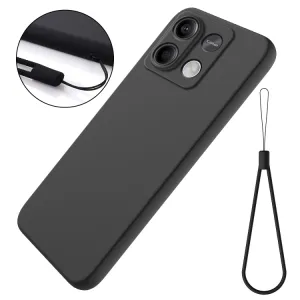 RUBBER Ochranný kryt pre Xiaomi Redmi Note 13 5G čierny