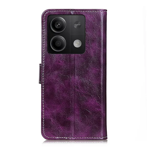 RETRO Peňaženkové puzdro Xiaomi Redmi Note 13 5G fialové