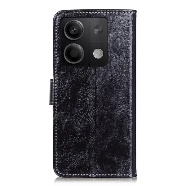 RETRO Peňaženkové puzdro Xiaomi Redmi Note 13 5G čierne