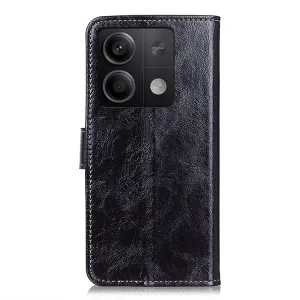 RETRO Peňaženkové puzdro Xiaomi Redmi Note 13 5G čierne