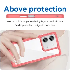 CRYSTAL Ochranný kryt pre Xiaomi Redmi Note 13 5G červený