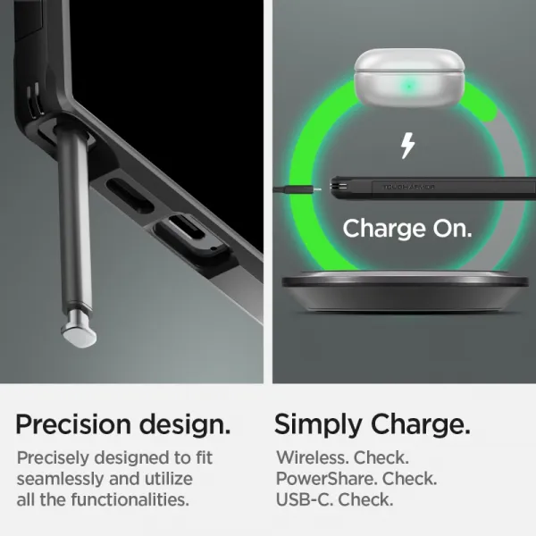 SPIGEN TOUGH ARMOR Ochranný kryt pre Samsung Galaxy S24 Ultra 5G čierny