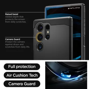 SPIGEN TOUGH ARMOR Ochranný kryt pre Samsung Galaxy S24 Ultra 5G čierny