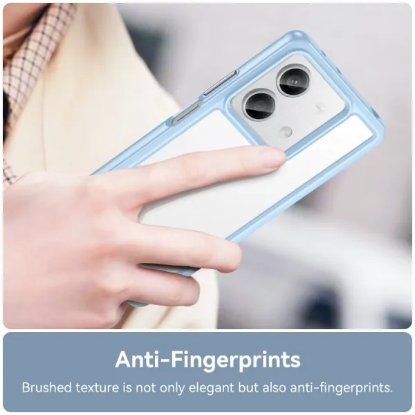 CRYSTAL Ochranný kryt pre Xiaomi Redmi Note 13 5G modrý