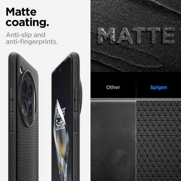 SPIGEN LIQUID AIR Ochranný kryt pre OnePlus 12 MATTE BLACK