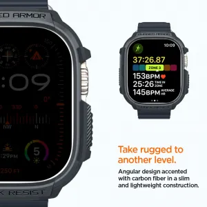 SPIGEN RUGGED ARMOR Obal na hodinky Apple Watch Ultra 1 / 2 49mm DARK GREY