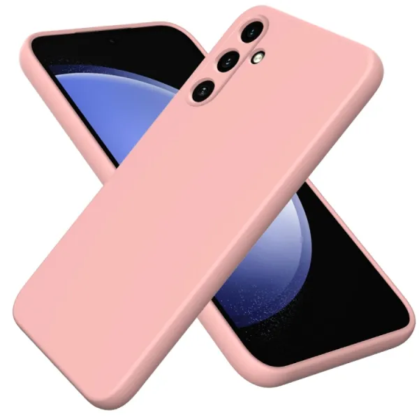 RUBBER Ochranný kryt pre Samsung Galaxy A15 / A15 5G ružový