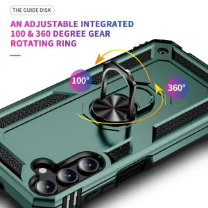RING Kryt s držiakom pre Samsung Galaxy A15 / A15 5G zelený