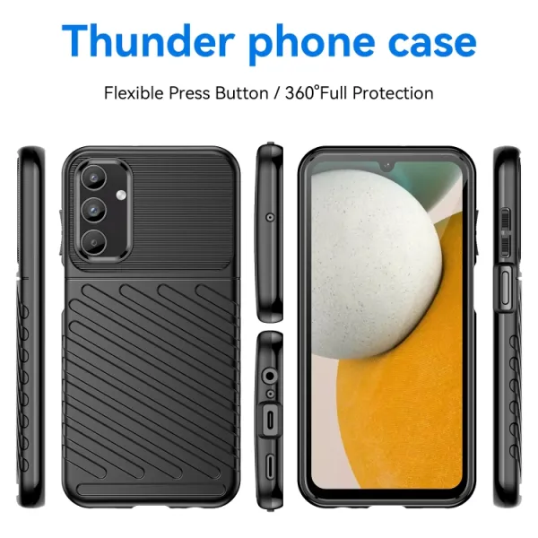 THUNDER Ochranný obal Samsung Galaxy A15 / A15 5G čierny