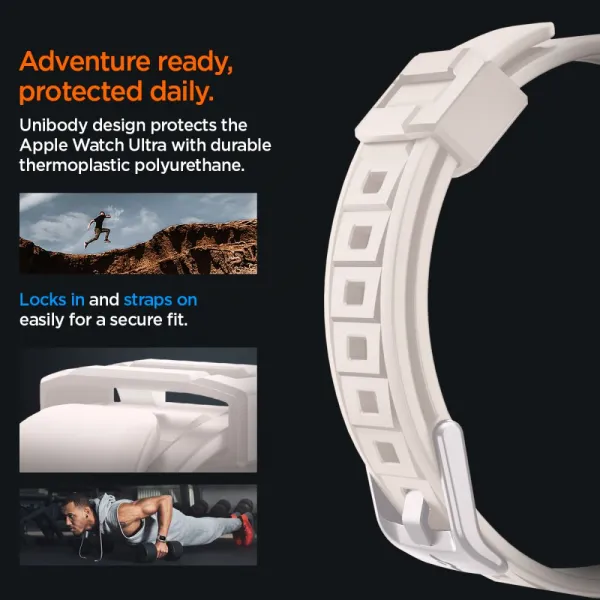 SPIGEN RUGGED ARMOR PRO Apple Watch Ultra 1 / 2 / 3 49mm DUNE BEIGE
