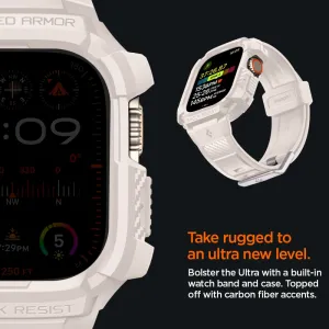 SPIGEN RUGGED ARMOR PRO Apple Watch Ultra 1 / 2 / 3 49mm DUNE BEIGE