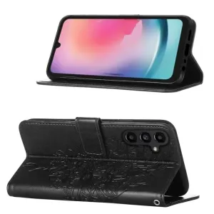 ART BUTTERFLY Peňaženkový obal pre Samsung Galaxy A15 / A15 5G čierny