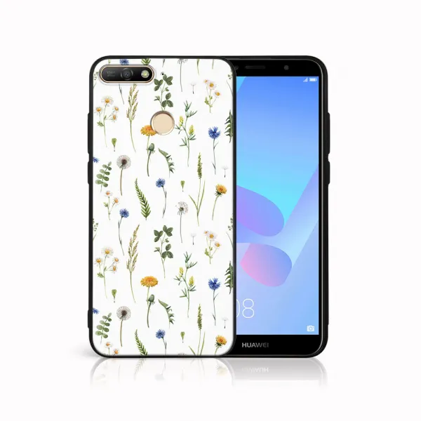 MY ART Ochranný kryt pre Huawei Y6 Prime 2018 WILDFLOWER (153)