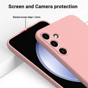 RUBBER Ochranný kryt pre Samsung Galaxy A15 / A15 5G ružový