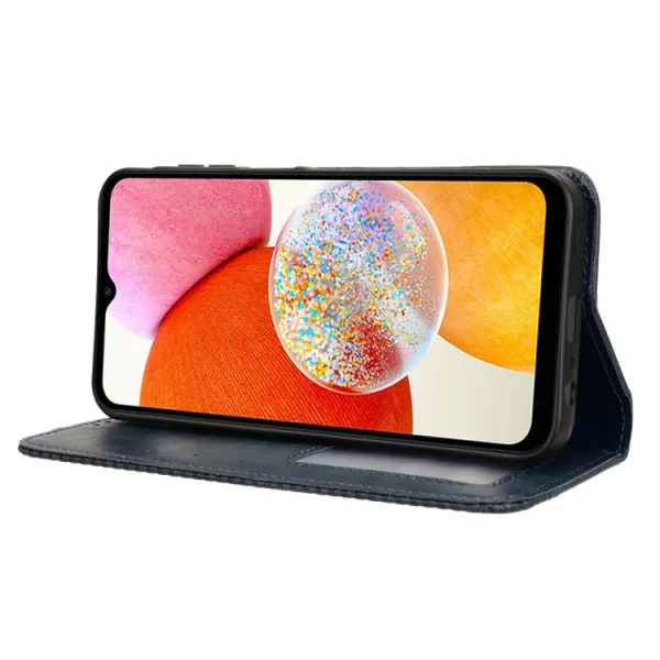 BUSINESS Peňaženkový kryt pre Samsung Galaxy A15 / A15 5G modrý