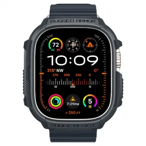 SPIGEN RUGGED ARMOR Obal na hodinky Apple Watch Ultra 1 / 2 49mm DARK GREY