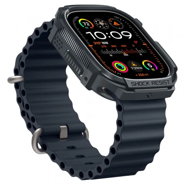 SPIGEN RUGGED ARMOR Obal na hodinky Apple Watch Ultra 1 / 2 49mm DARK GREY