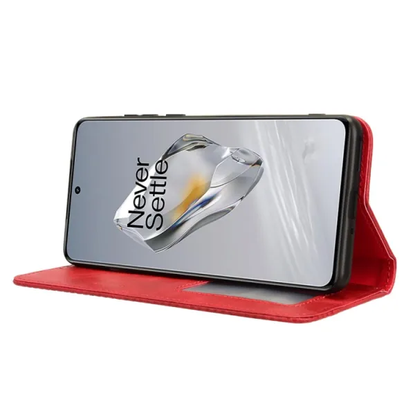 BUSINESS Peňaženkový kryt pre OnePlus 12 červený