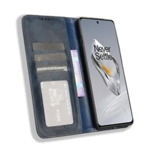 BUSINESS Peňaženkový kryt pre OnePlus 12 modrý