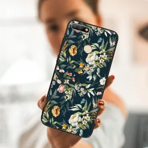 MY ART Ochranný kryt pre Huawei Y6 Prime 2018 FLORAL (158)