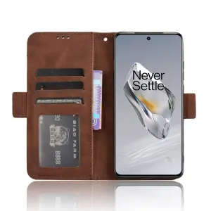 SLOT Peňaženkový obal pre OnePlus 12 hnedý