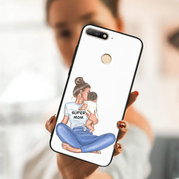MY ART Ochranný kryt pre Huawei Y6 Prime 2018 SUPERMOM (112)