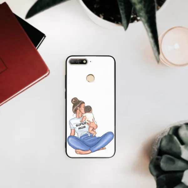 MY ART Ochranný kryt pre Huawei Y6 Prime 2018 SUPERMOM (112)