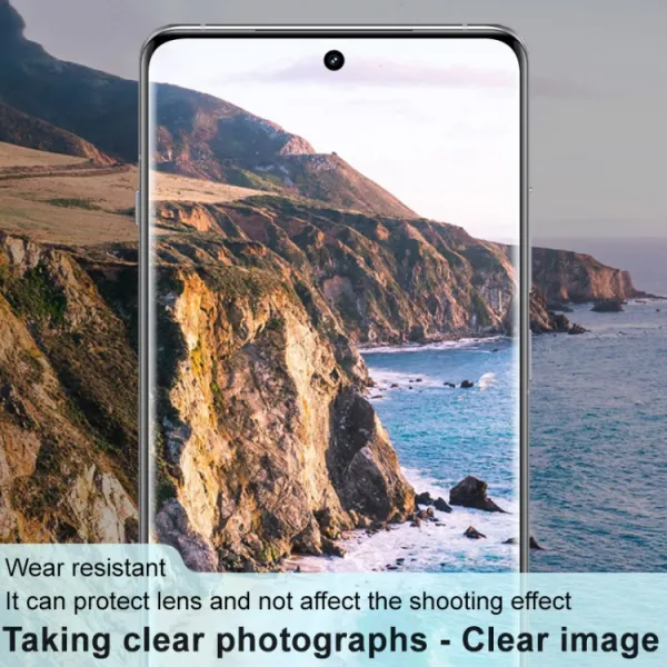 IMAK FULL COVER Sklo pre fotoaparát OnePlus 12 čierne