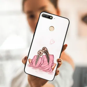 MY ART Ochranný kryt pre Huawei Y6 Prime 2018 DAUGHTER (114)